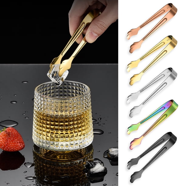 Pinza para Azúcar de Acero Inoxidable 304, Pinza para Hielo, Pinza para Hielo En Forma de Ala, Pinza para Cubo de Hielo, Pinzas para Hielo, Pinza para Comida de Limón