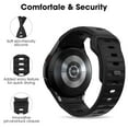 thumbnail image 4 of SOLOLUP 20mm No Gaps Silicone Sport Wristbands Compatible with Samsung Galaxy Watch 6 5 4 Band 44mm 40mm/Galaxy Watch 6 Classic Bands 47mm 43mm/Watch 5 Pro 45mm/Watch 4 Classic 46mm 42mm, 4 of 9