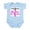 Sky Blue, variant on CafePress - Dad's Lil Grunt Infant Bodysuit - Baby Light Bodysuit, Size Newborn - 24 Months