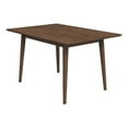 thumbnail image 1 of Imani Mid Century Modern Style Solid Wood Walnut 47" Rectangular Dining Table, 1 of 7