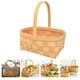 thumbnail image 3 of Cesta tejida para frutas, cesta portátil para comestibles, cesta tejida de madera para guardar verduras, 3 of 7