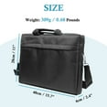 thumbnail image 5 of Uxcell 15.6Inch Laptop Shoulder Bag Water-Resistant Laptop Messenger Bag Carry Case Notebook Computer Laptop Bag for Women Men, 5 of 7