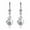 A, variant on SUSHANG Romantic Zircon Earrings Luxury Simple Water Drops Shiny Diamonds Fashion Women'S Earrings Earrings Zircon Earrings with Diamond Earrings