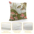 thumbnail image 4 of Creowell Frogs Mushroom Pillow Covers  Throw Pillow Covers Frogs Decorative Pillow Case Modern Home Decor for Sofa Couch Bed, 4 of 5