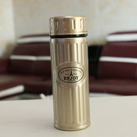 Pattern Flask - Men And Women Steel Pattern Bubble Tea Leak Portable Stainless teel Vacuum flask