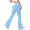 thumbnail image 2 of Endives Womens Yoga Pants Flared Pants 2025 High Waist Yoga Pants High Waist Hip Lifting Fitness Pants Sports Pants Wide Leg Pants, 2 of 4