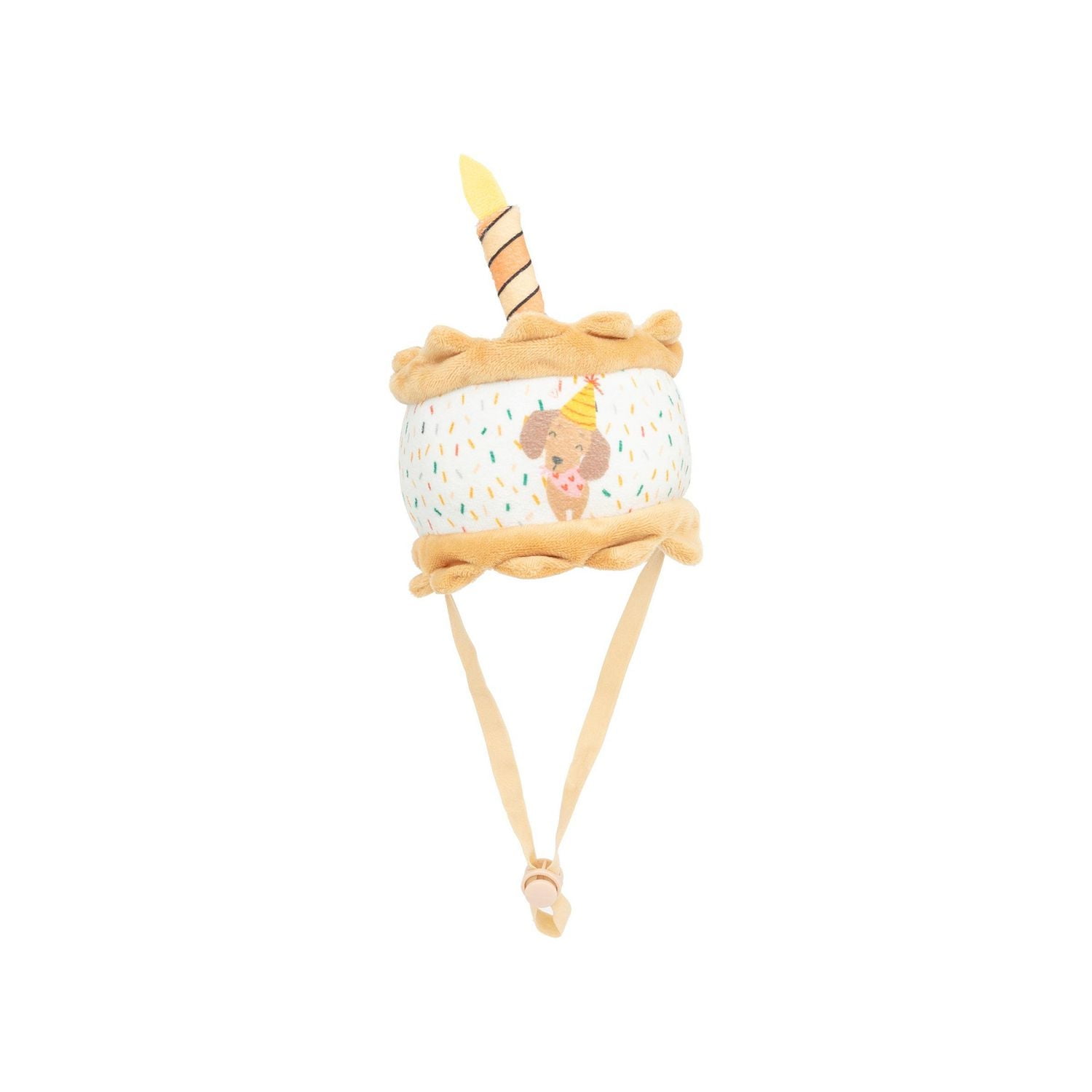 One Paw, bonnet d'anniversaire en peluche et bandana réversible pour chien