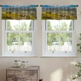 thumbnail image 2 of LALILO Kitchen Curtain Valance Mountains Mountains Andes Rod Pocket Window Curtain 52"x 18" Set of 2, 2 of 5
