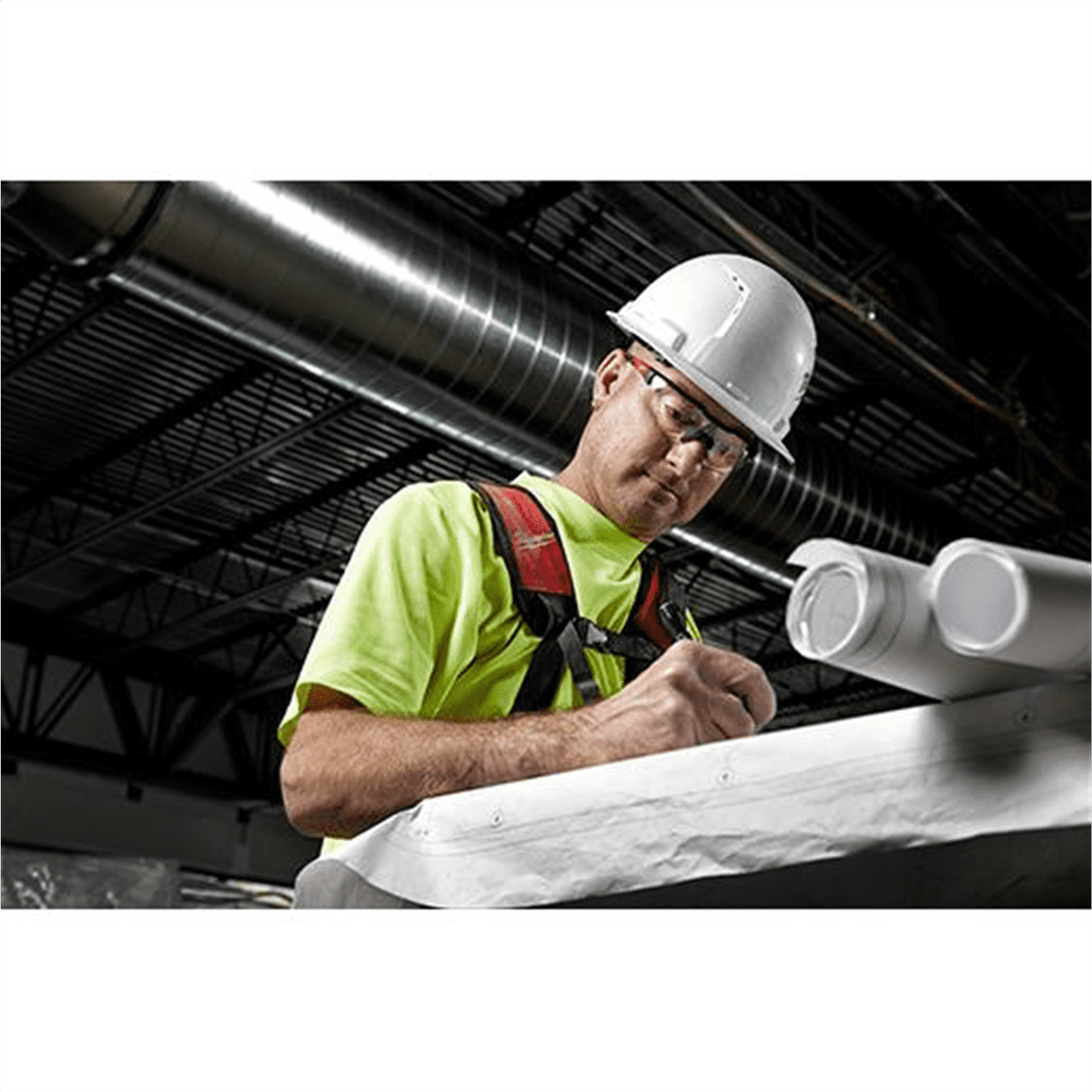 Milwaukee 48-73-2203 Safety Glasses - +1.50 Magnified Clear Anti-Scratch Lenses (Polybag)