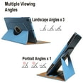 thumbnail image 3 of JYtrend Rotating Case for iPad 10.2 8th 7th Generation Cover with Pocket, Blue, 3 of 6