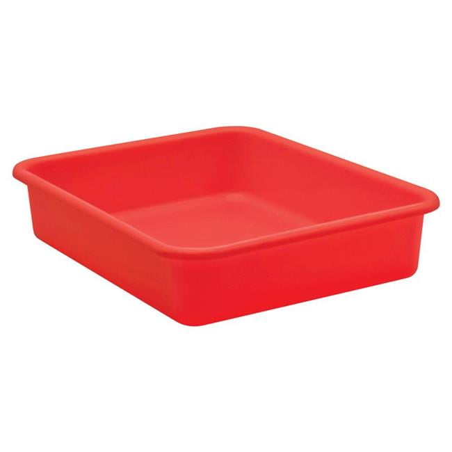 Teacher Created Resources TCR20438 Plastic Letter Tray, Red - Large