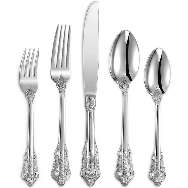 20Piece 18/10 Stainless Steel Silverware Set, Service for 4