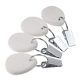 thumbnail image 1 of 8 Pcs Poids de Nappe Larme Couvre-Table Poids Pince en Métal Pendentif de Nappe Pierre Poids de Table Cintres, 1 of 5