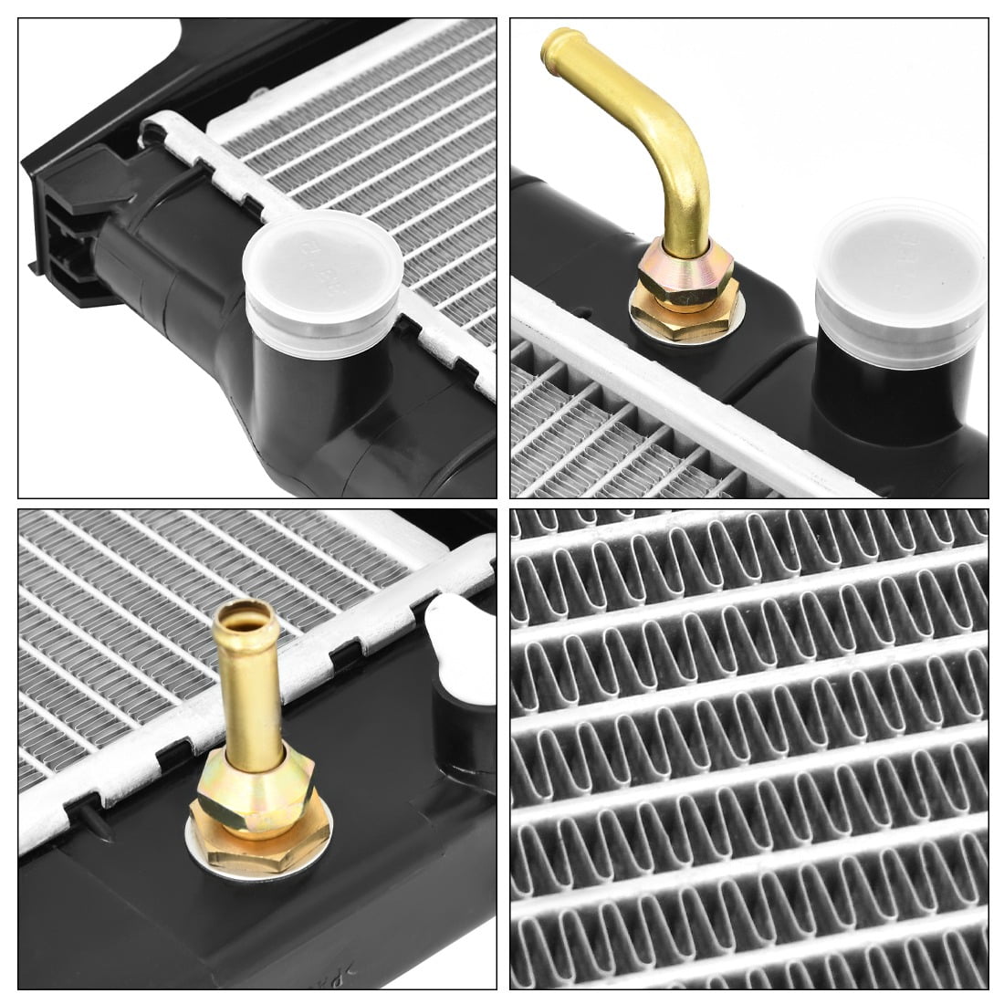 RVNI Radiator Compatible with 1995 1996 1997 1998 1999 2000 2001 2002 2003 2004 Tacoma 2.4L 2.7L 3.4L V6 L4