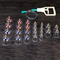 thumbnail image 1 of Ventosas para masaje, 24 ventosas Juego de ventosas en forma de U Kit de ventosas de ventosas al vacío chinos Saludable Fugacal NO, 1 of 8