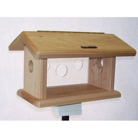 Birds Choice Natural Cedar Bluebird Feeder