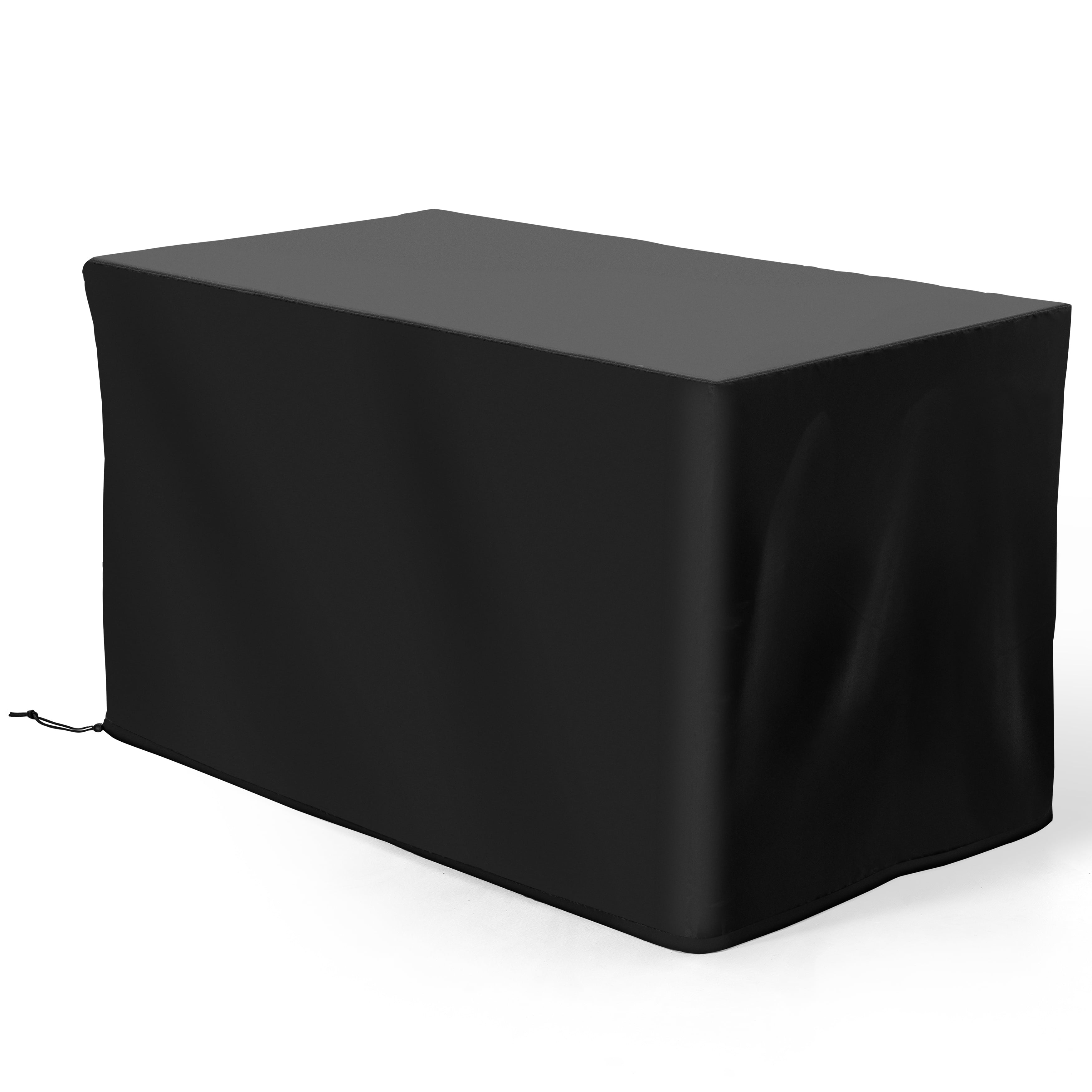 Nuu Garden Fire Pit Cover Rectangular Water-Resistant Oxford Fabric with PVC Coating 43'' L x 24'' W x 25'' H Outdoor Fire Pit Table Cover for Rectangular Fire Pit, Black