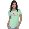thumbnail image 3 of XOMG POP Colorful Pattern Palooza Logo Women's T Shirt Ladies Tee Brisco Brands S, 3 of 6