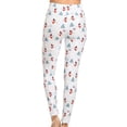 thumbnail image 4 of Pntutb - Pantalones de mujer con estampado navideño informal, cintura media, pantalones largos sueltos, pantalones de yoga Pntutb Pntutb-6621, 4 of 6
