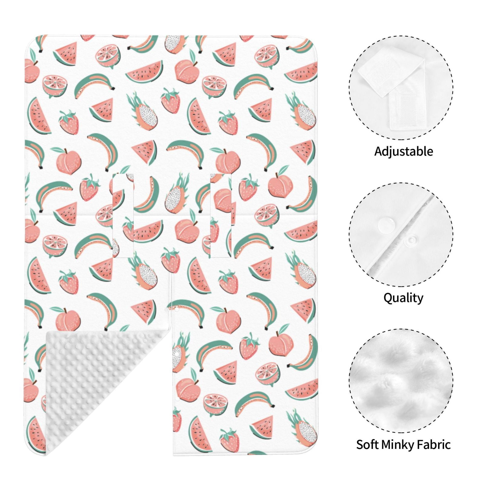 Naloa Fruit Baby Car Seat Cover, Breathable Baby Carrier Cover, Multiuse Baby Carrier Cover & Nursing Breastfeeding Cover