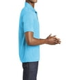 thumbnail image 3 of Mafoose Men's PosiCharge RacerMesh Polo Pond Blue Heather Small, 3 of 5