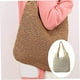thumbnail image 5 of Basket Bags One Shoulder Straw Bag Handwoven Raffia Bag Summer Beach Purse Women Weaving Purse Khaki 1pc (h-3), 5 of 5