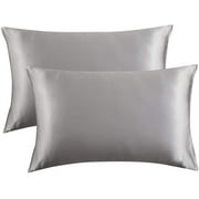 Hair & Skin Satin Pillowcase, 2 Pack - Standard Size Pillowcases - Satin Pillowcases with Envelope Closure