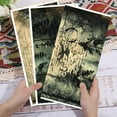 thumbnail image 3 of 3 Sheets Magical Forest Transfer 11.8x5.9inch Retro Tree Fantasy Eagle Rub on Transfer UV Self-Adhesive Stickers Wall Art Craft for Furniture Room Desk Table, 3 of 8