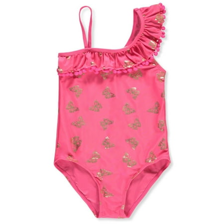 

Real Love Baby Girls Shimmer Swimsuit - neon pink 3t (Toddler)