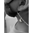 thumbnail image 2 of Silvertone Enamel Yin and Yang Silvertone Face Mask Necklace, 2 of 2