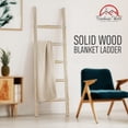 thumbnail image 2 of Rustic Blanket Ladder, 2 of 9