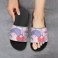 thumbnail image 6 of GZHJMY Stylish Slides for Women Men, Cartoon Little Girl Best Friend Soft Flexible Slip-on Sandals Slippers, 6 of 7