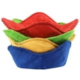 thumbnail image 1 of Cateissary Paquete de 4 soportes para tazones con esquinas como decoración para platos de pan que se limpian en cualquier momento con soporte Mostrada, 1 of 6