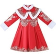 thumbnail image 3 of Generic Toddler Kids Baby Girls Children Fairy Hanfu Dresses For Chinese Calendar New Year Quilted Lined Warm Princess Dresses Embroidery Tang Suit Performance, 3 of 7