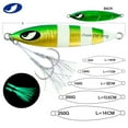 thumbnail image 2 of OCEAN CAT Slow Fall Pitch Fishing Lures Sinking Lead Metal Flat Jigs Jigging Baits with Hook for Saltwater Fishing, 2 of 6