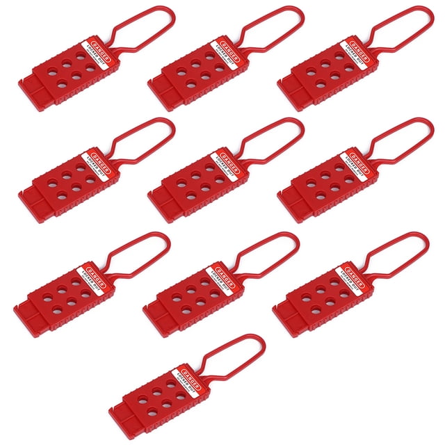 Kenally Equipo de bloqueo de 10 piezas Accesorio de bloqueo resistente Cerraduras de desglose de máquina simple Cerradura de cerrojo con diseño de 6 Herramientas y ferretería Kenally TO001352-00B