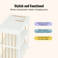 thumbnail image 4 of Dream On Me Sleepy Little Sloth Changing Table, Free Changing Pad Included, Natural And White, 4 of 6