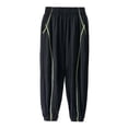 thumbnail image 3 of Boys Sweatpants Baggy High Waist Elastic Jogger with Pocket Solid Pants Essentials Sweatpants Size 11-12 Years, 3 of 3