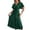 Green-05, variant on STETMN Maxi Dresses 2025 for Women V Neck Short Sleeve Drawstring Empire Waist Flowy Swing Dress