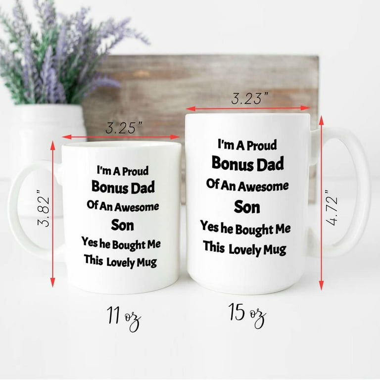 Bonus Son Gifts Bonus Son Mug Fathers Day Gift Step Son Gifts From