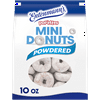 Entenmann's Pop'ettes Powdered Sugar Mini Donuts, 10 oz Bag