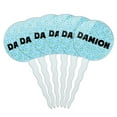 thumbnail image 1 of Damion Cupcake Picks Toppers - Set of 6 - Blue Speckles, 1 of 1