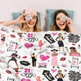 thumbnail image 4 of 21 Year Old Girl Birthday Gifts, Girls 21st Birthday Decorations, Birthday Gifts for 21 Year Old Girls, 21st Birthday Blanket Birthday Gifts Ideas for 21 Year Old Girls Super Soft Blanket(30"x40"), 4 of 7