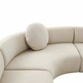 thumbnail image 4 of Broohah Beige Linen Sectional, 4 of 7