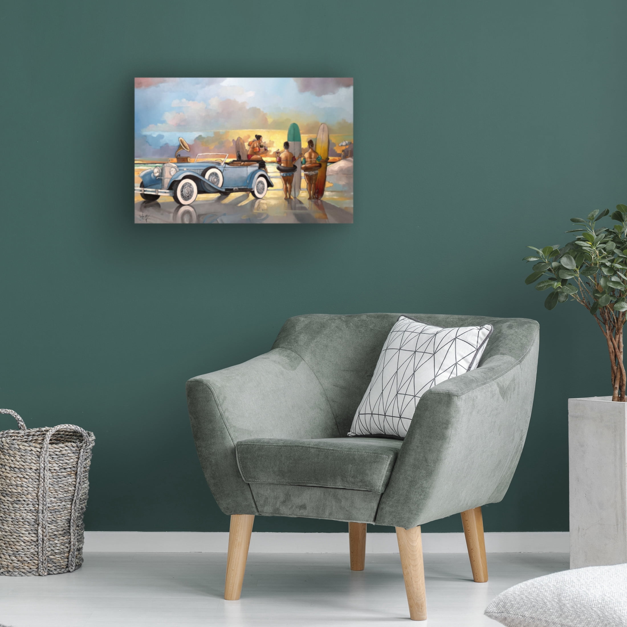 Canvas Wall Art - Ronald West 'Shubies' Wall Art for Living Room, Bedroom, or Office Décor by Trademark Fine Art - 24 x 16 Inches