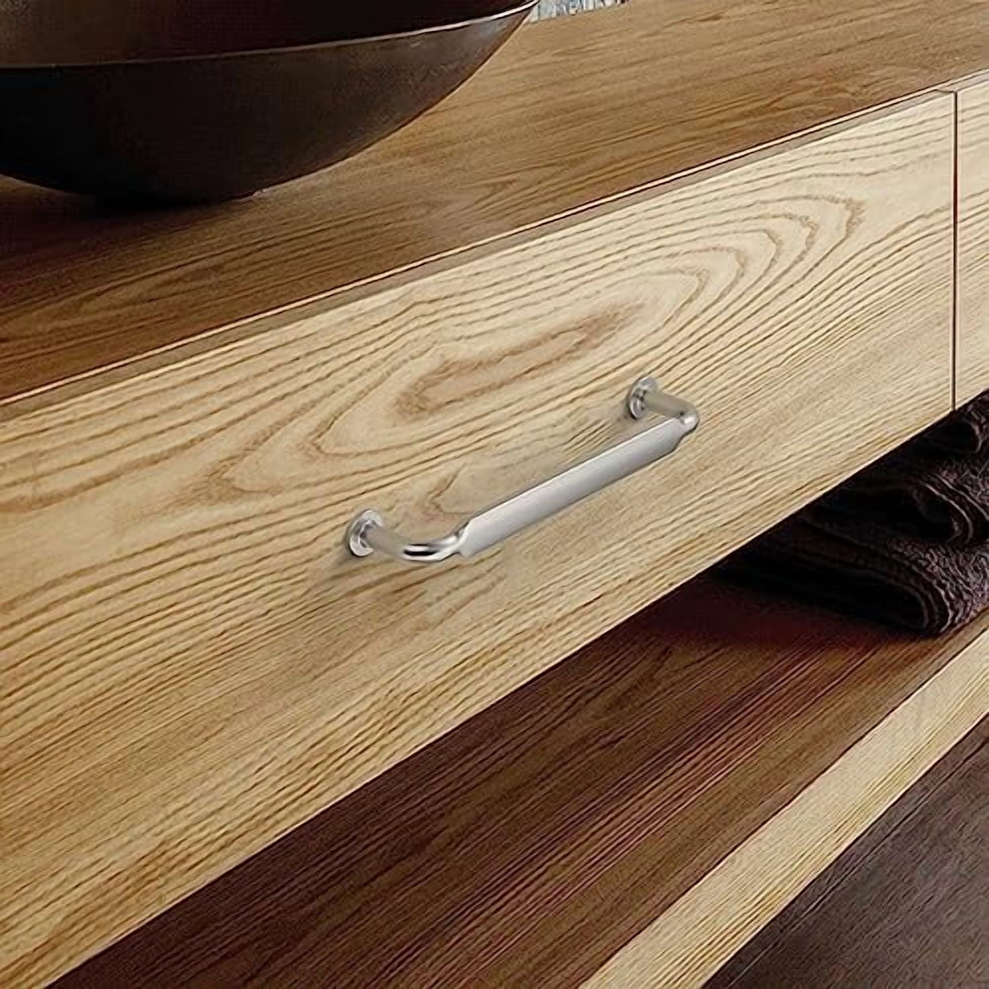 10 Pack 5 Inch(128mm) Brushed Satin Nickel Kitchen Cabinet Handles, Cabinet Pulls Kitchen Cabinet Hardware for Cupboard Drawer Pulls