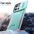 thumbnail image 4 of Rugged Case for Motorola Moto G Stylus 2025 with Slide Camera Cover & Drop Protection Green, 4 of 5
