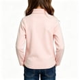 thumbnail image 5 of BLVB Girls Thermal Turtleneck Shirts Long Sleeve Fleece Undershirt Toddler Kids Winter Warm Base Layer Tops(Pink,9-10Years), 5 of 6