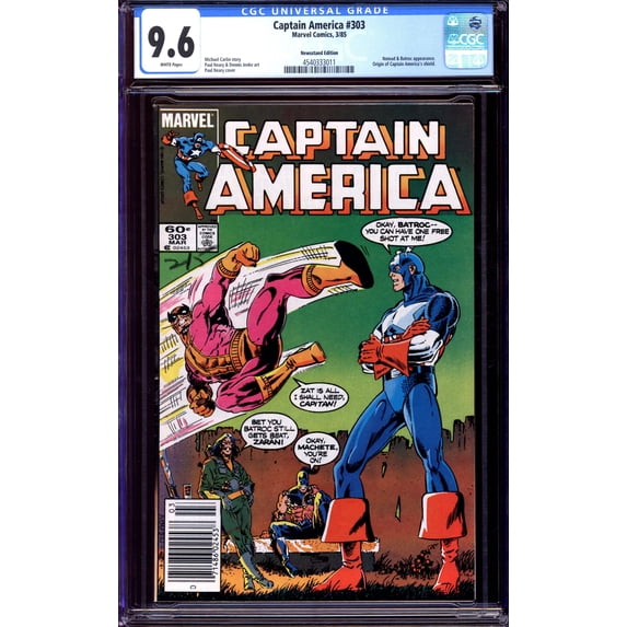Captain America #303 - CGC 9.6 Comic Book