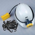 thumbnail image 4 of Headlamp Clips Hook Hard Hat Workers Night Construction Work Plastic Black for Securing Headlamps 20Pack, 4 of 5